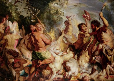 Lapiths e os Centauros de Jacob Jordaens