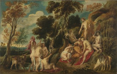 Marsyas maltratado pelas musas, 1630-1640 de Jacob Jordaens