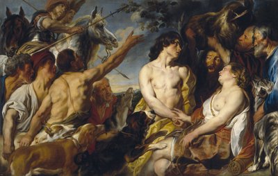 Meleager e Atalanta de Jacob Jordaens