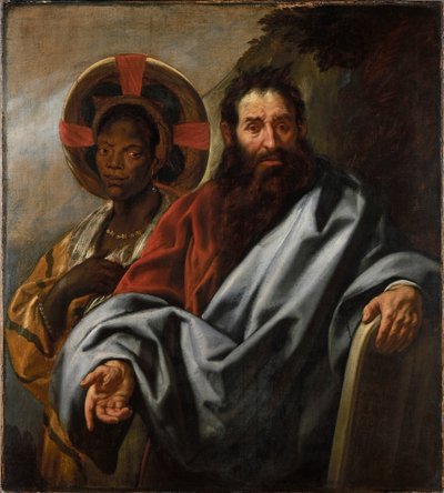 Moisés e sua esposa etíope Zípora, entre 1645 e 1649. de Jacob Jordaens