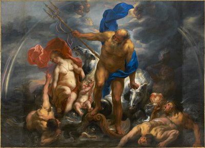 Netuno e Anfitrite, 1644. de Jacob Jordaens