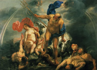 Neptuno e Anfitrito na tempestade de Jacob Jordaens