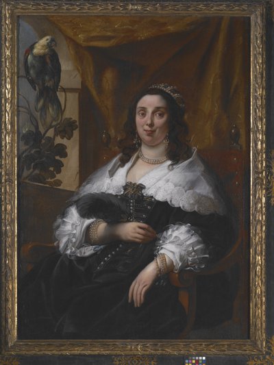 Retrato de uma Dama (óleo sobre tela) de Jacob Jordaens