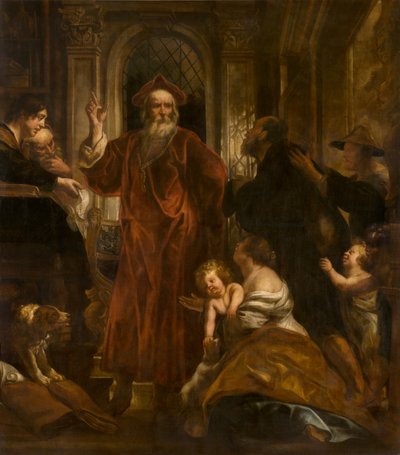 Santo Ivo da Bretanha (óleo) de Jacob Jordaens