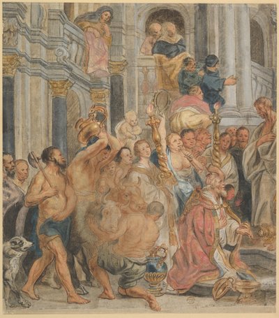 São Paulo em Listra de Jacob Jordaens