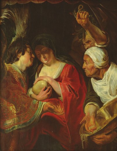 Tentação de Santa Maria Madalena (óleo sobre painel) de Jacob Jordaens