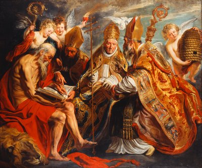 Os quatro médicos da igreja, de Jacob Jordaens