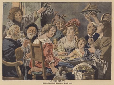 O rei bebe de Jacob Jordaens