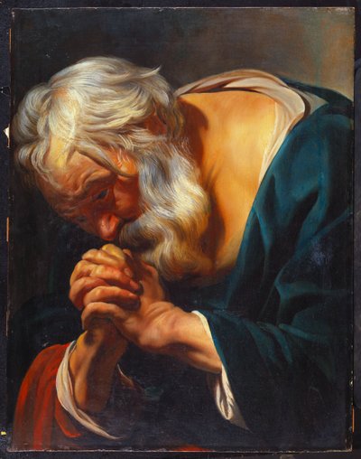 O penitente São Pedro de Jacob Jordaens