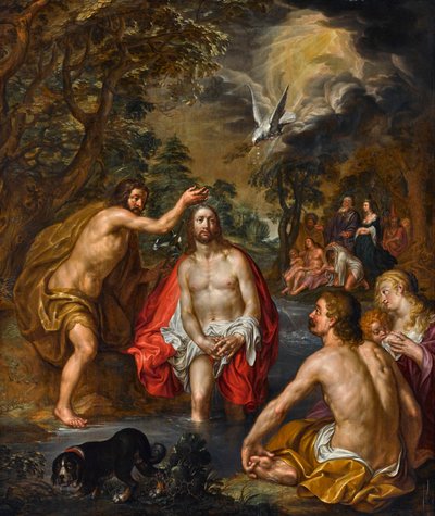 O Batismo de Cristo de Jacob Lois