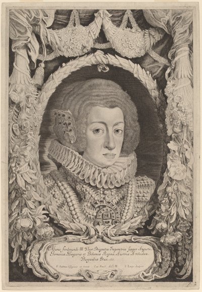 Maria Ana da Espanha de Jacob Louis after Pieter Claesz Soutman