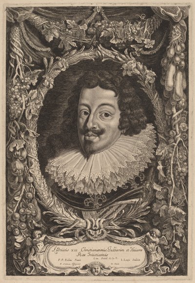 Luís XIII, rei da França de Jacob Louis after Sir Peter Paul Rubens