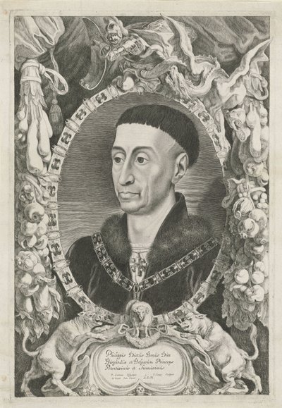 Retrato de Philip de Goede Duques de Borgonha (título da série) de Jacob Louys