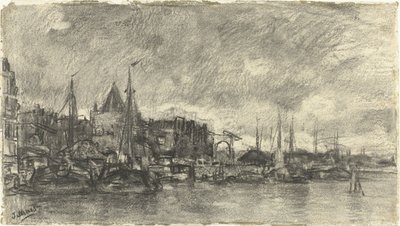 O Buitenkant com os Schreierstoren em Amesterdão de Jacob Maris