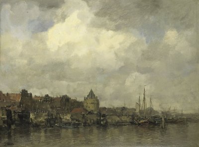 O Schreierstoren do lado de fora em Amsterdã de Jacob Maris