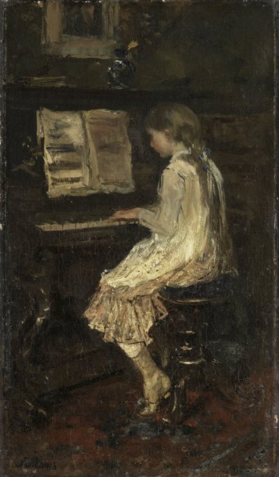 Garota no piano de Jacob Maris