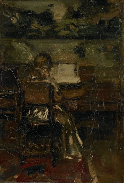 Rapariga ao piano de Jacob Maris