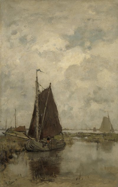 Navios em tempo baço de Jacob Maris