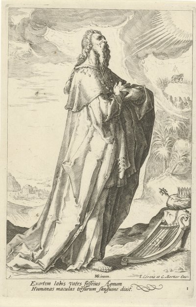 David
Profetas do Antigo Testamento (título da série) de Jacob Matham (attributed to)