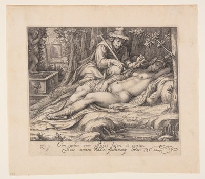 Cimon e Ifigénia de Jacob Matham