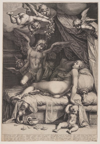 Cupido e Psique de Jacob Matham