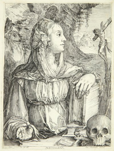 A penitente Maria Madalena de Jacob Matham