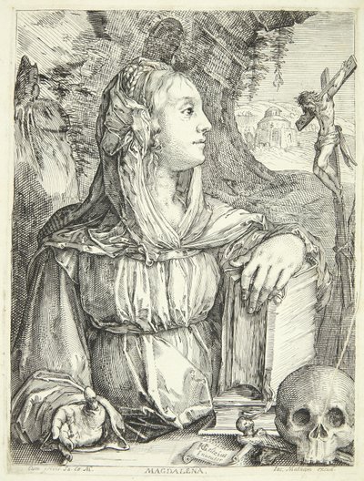 A penitente Maria Madalena de Jacob Matham