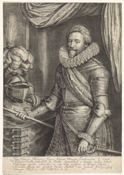 Retrato de Frederico Henrique, príncipe de Orange-Nassau de Jacob Matham