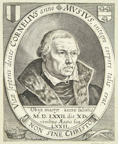 Retrato de Cornelis Musius de Jacob Matham