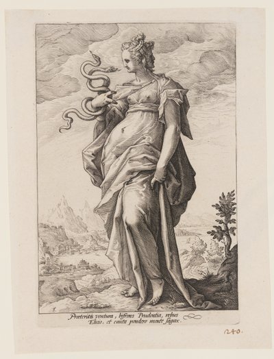 Prudência, de As Virtudes de Jacob Matham