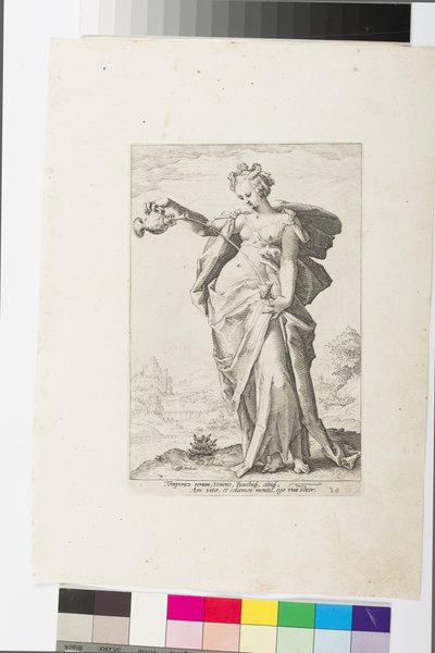 Temperança (gravura) de Jacob Matham
