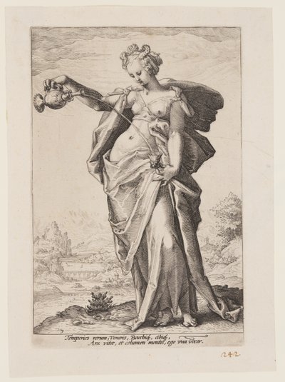 Temperança, de As Virtudes de Jacob Matham