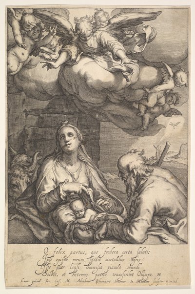 A Natividade. de Jacob Matham