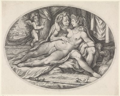 Vénus e Adónis de Jacob Matham