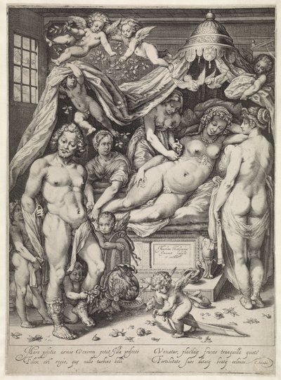Vénus e Marte de Jacob Matham