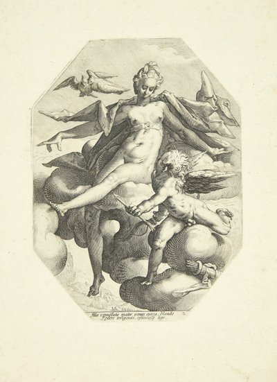 Vênus e Cupido de Jacob Matham