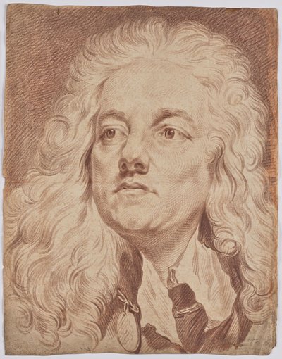 Retrato do mestre universitário de esgrima Carl Freyheit de Jacob Matthias Schmutzer