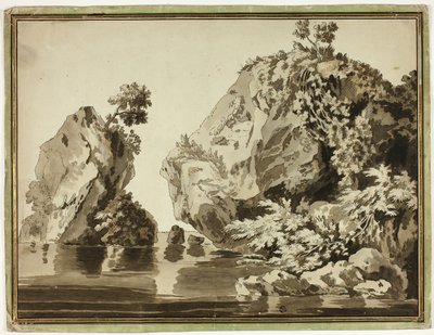 Rochas e Água de Jacob Philipp Hackert