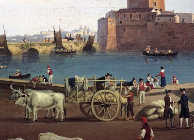 Vista do porto de Trani, de Philippe Hackert (1737-1807) de Jacob Philippe Hackert