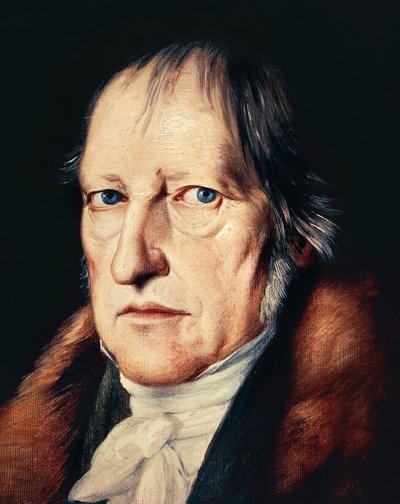 Retrato de Georg Wilhelm Friedrich Hegel de Jacob Schlesinger