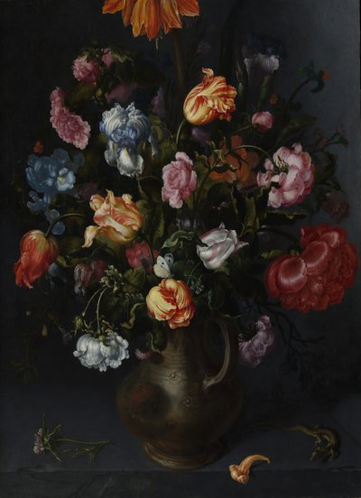 Um vaso com flores, provavelmente 1613. de Jacob Vosmaer