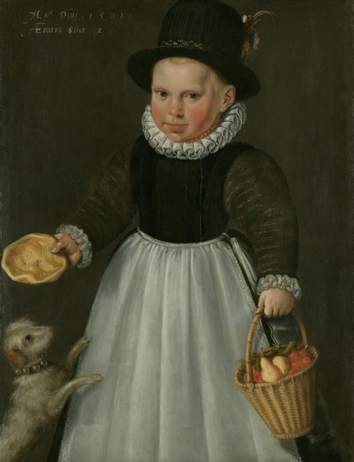 Retrato de um rapazinho de Jacob Willemsz. Delff (I)