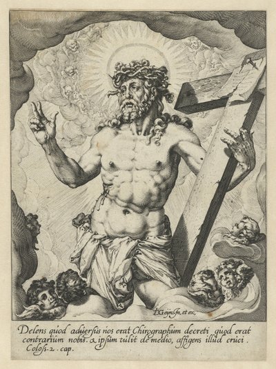 Cristo como homem de dores de Jacob de Gheyn (II) (workshop of)