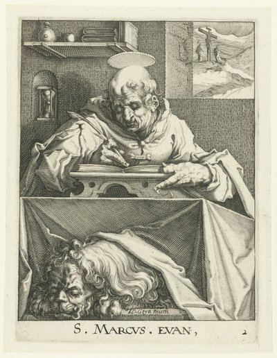 Marca Evangelista
Os quatro evangelistas (título da série) de Jacob de Gheyn (II) (workshop of)