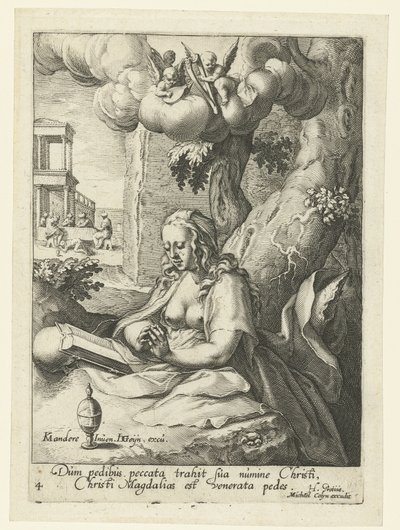 Maria Madalena como uma pecadora arrependida
Oito pecadores arrependidos do Antigo e do Novo Testamento (título da série) de Jacob de Gheyn (II) (workshop of)
