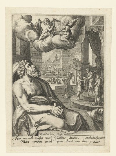 Salomão como um pecador arrependido Oito Pecadores Arrependidos do Antigo e do Novo Testamento (título da série) de Jacob de Gheyn (II) (workshop of)
