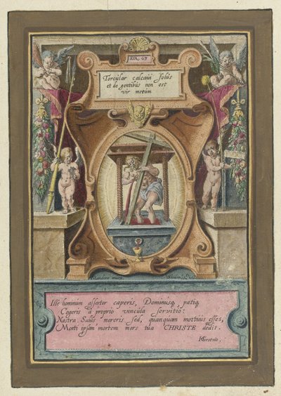 Cristo no lagar Paixão de Cristo (título da série) de Jacob de Gheyn (II)