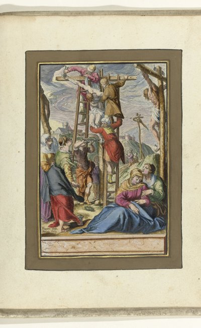 Descida da Cruz
Paixão de Cristo (título da série) de Jacob de Gheyn (II)