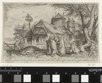Paisagem com Roma na fazenda Paisagens (título da série) de Jacob de Gheyn (II)