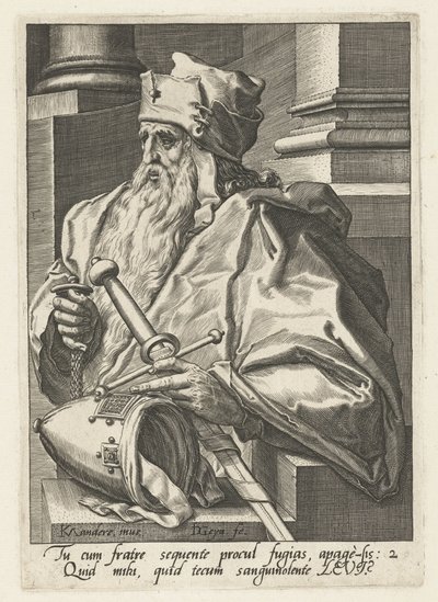 Progenitor Levi
Os progenitores de Israel (título da série)
Os doze filhos de Jacob (título da série) de Jacob de Gheyn (II)